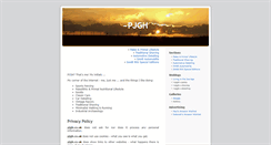 Desktop Screenshot of pjgh.co.uk